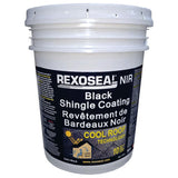 Revêtement Noir Réfléchissant la Chaleur pour Toit en Bardeaux